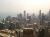 Blick vom Hancock Tower auf Downtown Chicago