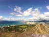 Blick auf Honolulu von der Vulkanspitze. Traumhaft!