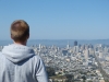 Blick von den Twin Peaks auf Downtown San Francisco