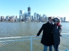 Joachim und Laura vor Downtown und dem neuen World Trade Center