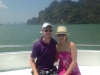 Mandy und ich kurz vor unserer ersten Kayak-Tour in Phuket
