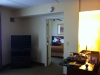 Hilton Homewood Suites. Zwei Zimmer, zwei Fernseher, ...