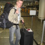 13. August 2010: Einchecken in Frankfurt