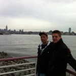 Uwe und ich vor der NY Skyline